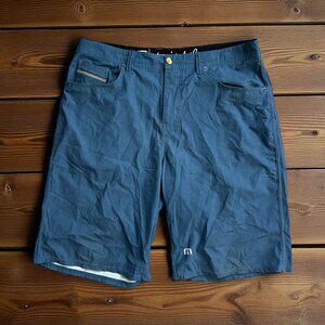 TRAVIS MATHEW Men's Blue Casual Shorts Size 34